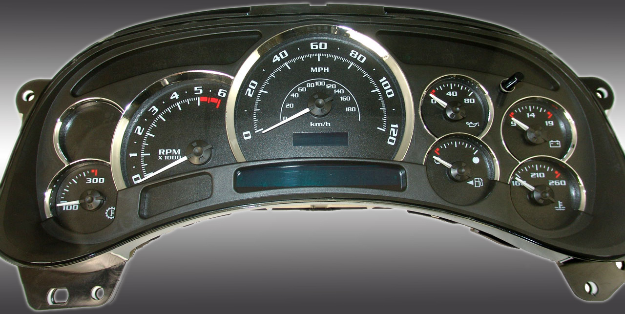 2003 gmc sierra 2500hd gauge cluster